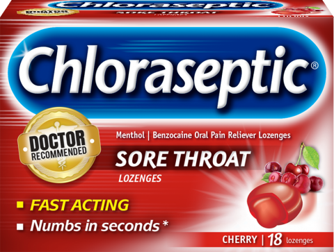 Chloraseptic Cherry Sore Throat Lozenges